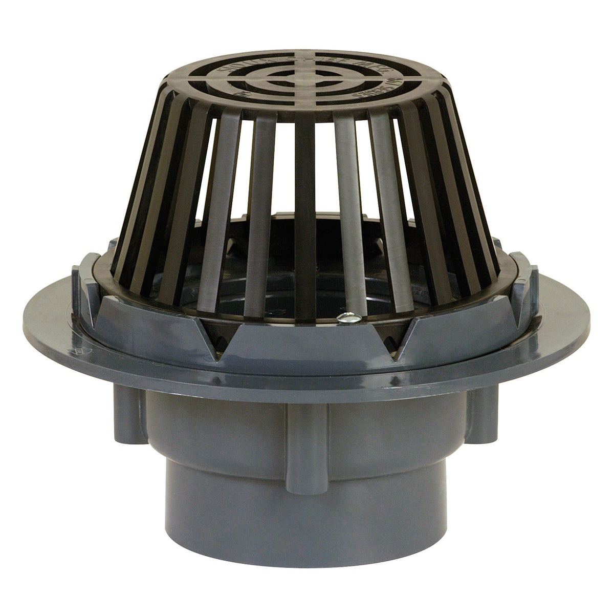 DRAIN 2 PVC SOLVENT WELD ROOF 867-P2 POLYPROPYLENE DOME STRAINER