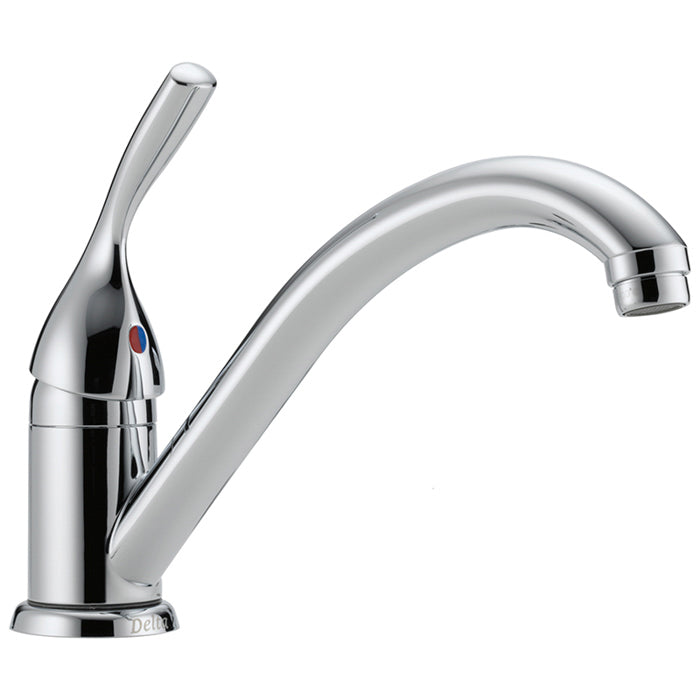 Classic Single Handle Kitchen Faucet Chrome