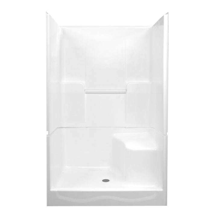 SHOWER RE6843LT/S-WH 2PC 47-3/4X78-1/4" CENTER