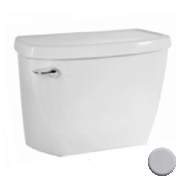 Cadet/Yorkville Flowise Flushometer Toilet Tank Only Silver