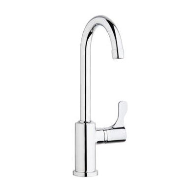 Single Hole Deck Mount Faucet In Chrome