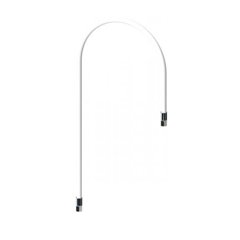 48" Vinyl Hose Assembly In White