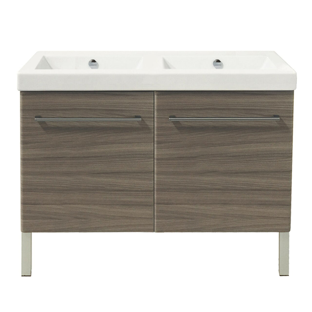VANITY SET LUX502DO-8-05 WHARF 50in CAB W/DBL 8CC SINK TOP