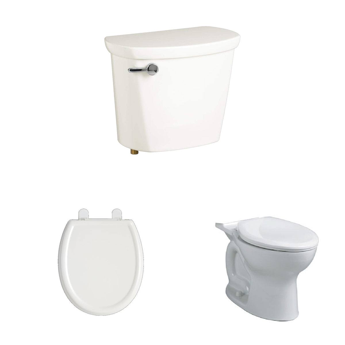 Cadet PRO 2-pc Elongated Toilet w/Slow Close Seat White