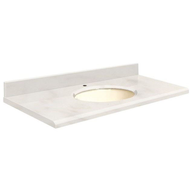 VANITY TOP 31X22 CHO QUARTZ Q3122-4M-E-B-1 ANTIQUE WHT