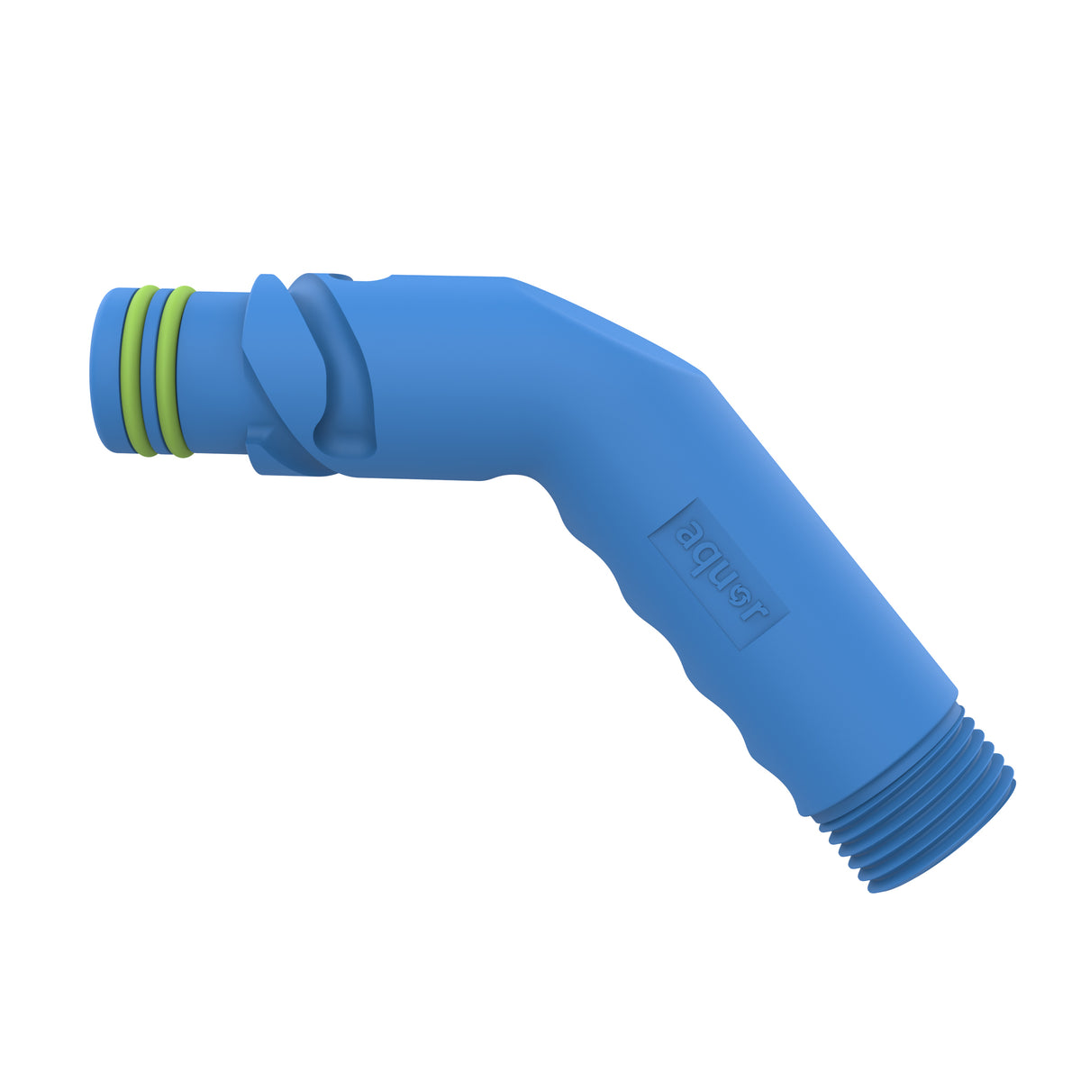 CONNECTOR 3/4 CN-AN-B ANGLED HOSE - AQUOR BLUE