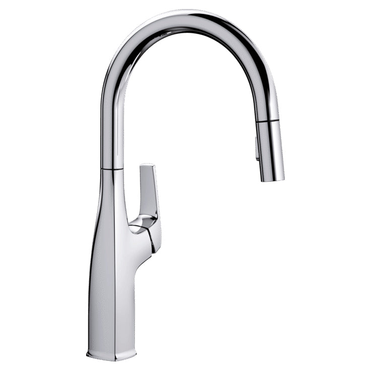 Rivana High Arc Kitchen Faucet w/Pull-Down Spray in Chrome