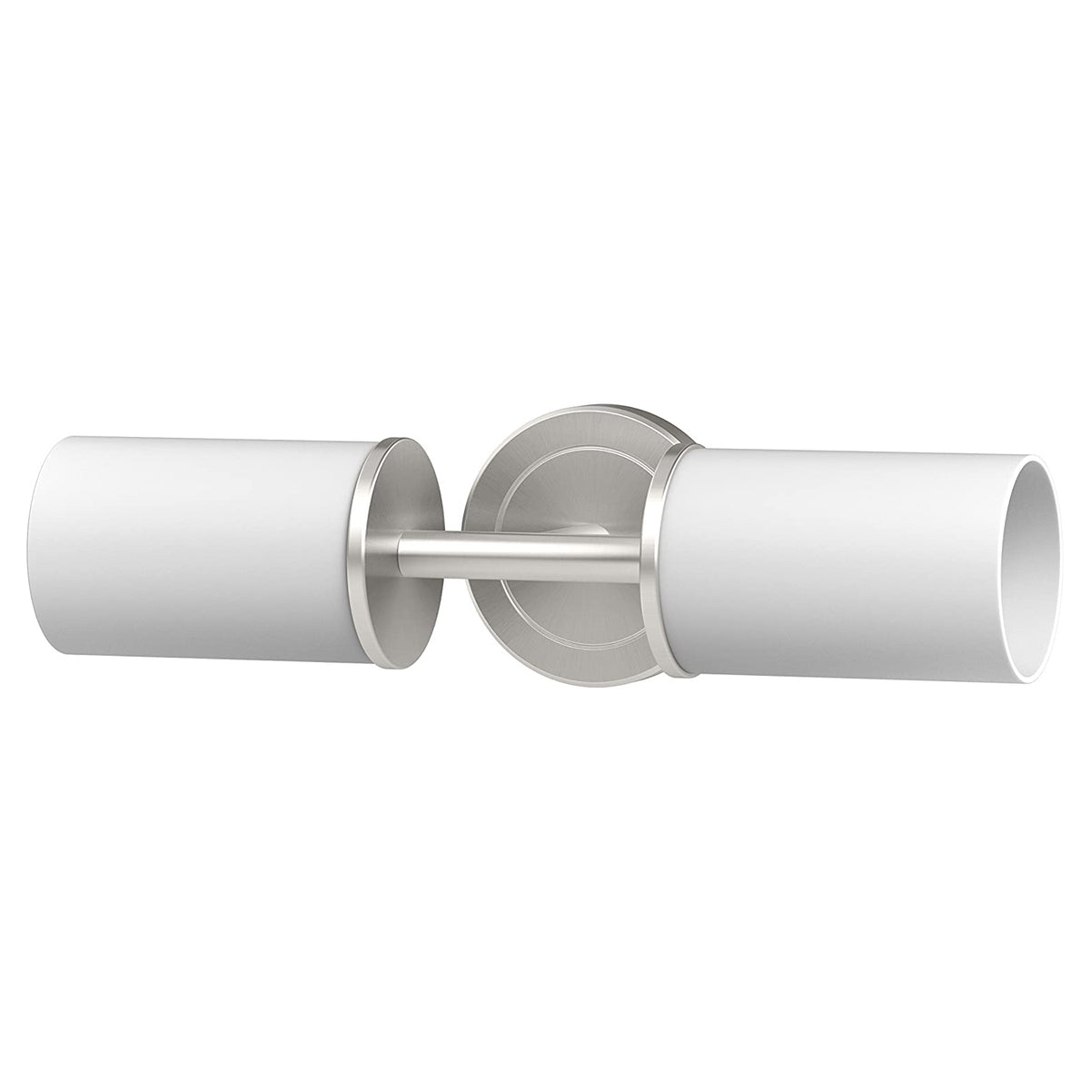 Latitude2 Double Light Sconce in Satin Nickel