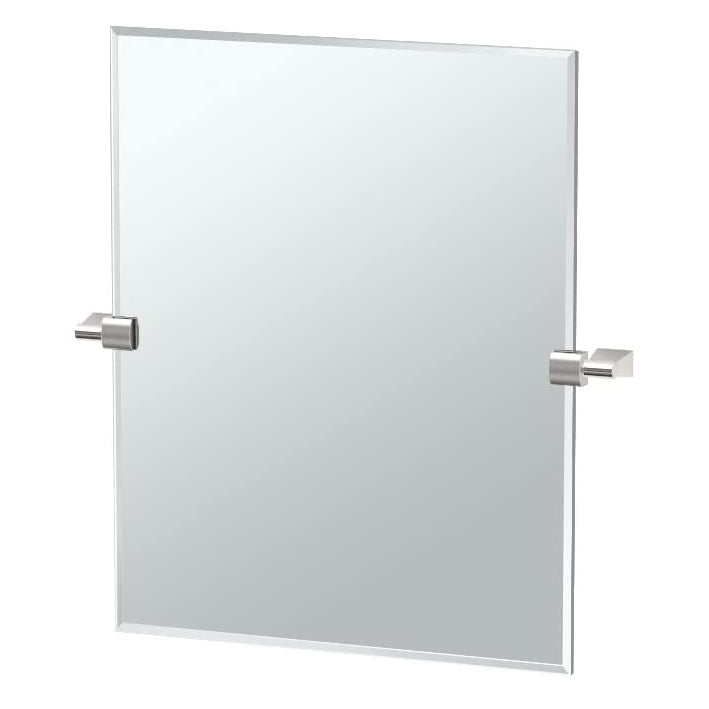 Bleu 19-1/2x24" Tilting Rectangle Mirror in Satin Nickel