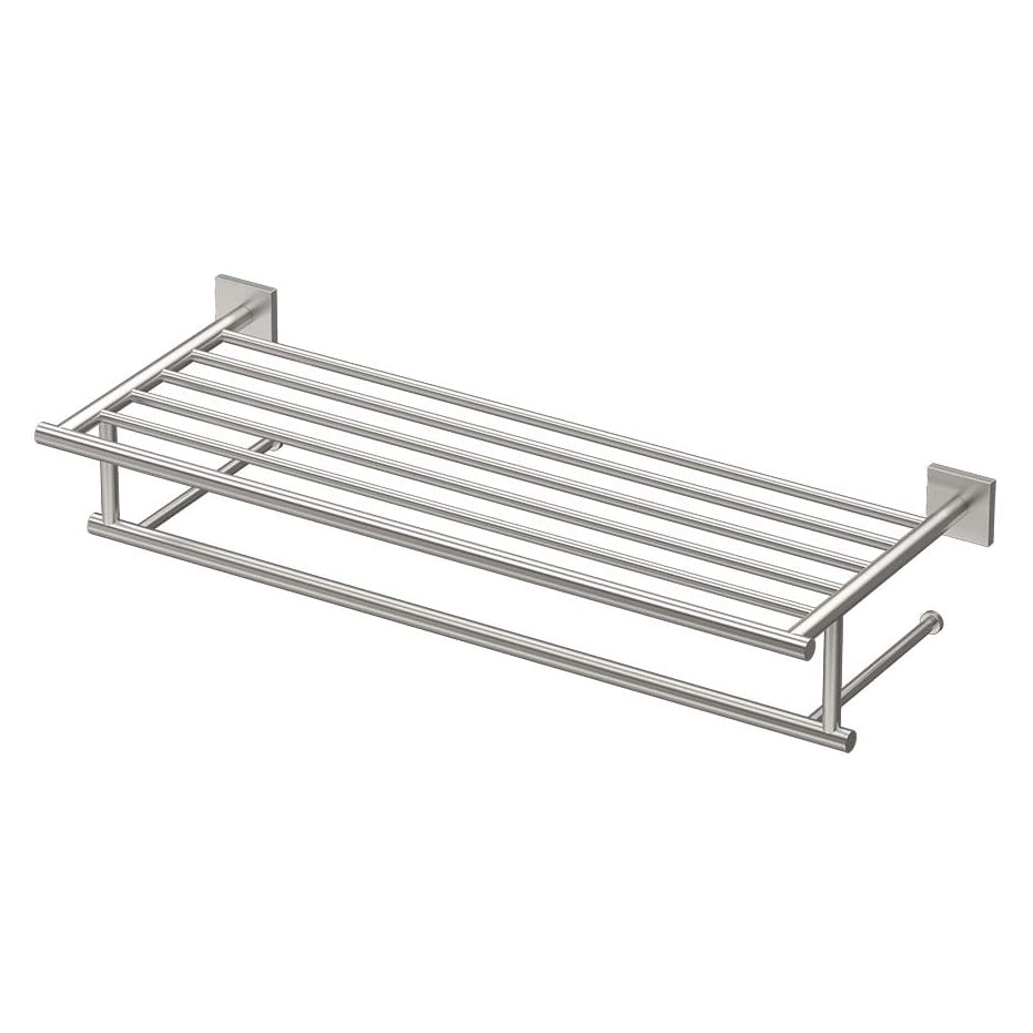 Elevate 24" Minimalist Towel Rack in Satin Nickel