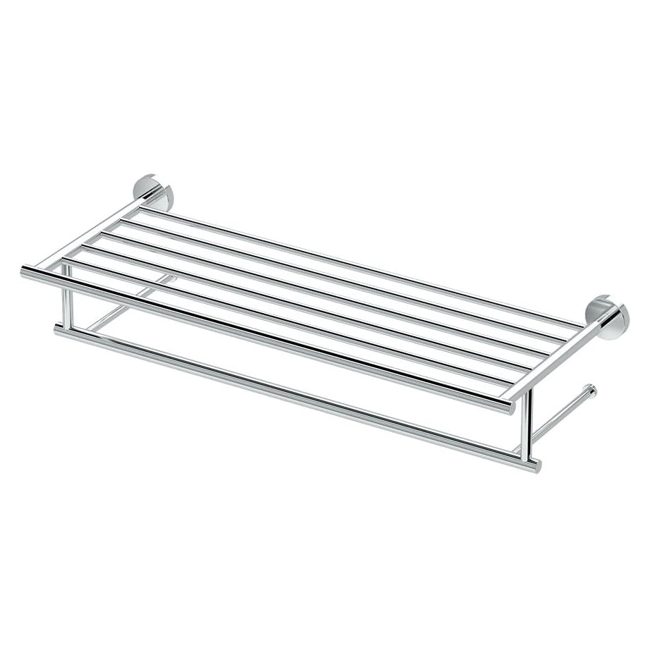 Glam 24" Minimalist Towel Bar in Chrome