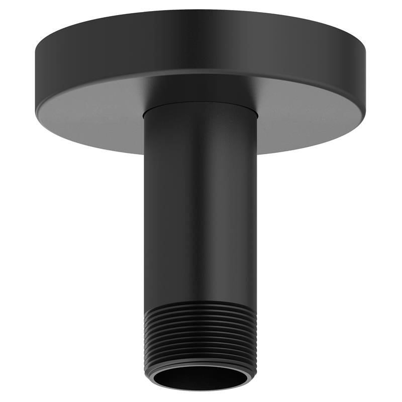 Rain 3" Ceiling Mount Shower Arm & Flange in Matte Black