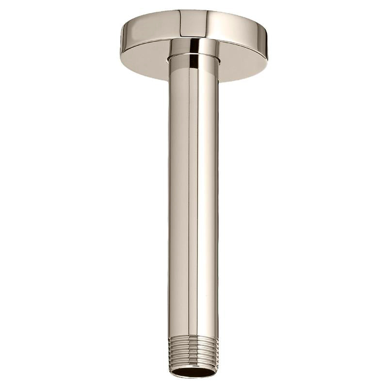 Rain 6" Ceiling Mount Shower Arm & Flange in Polished Nickel