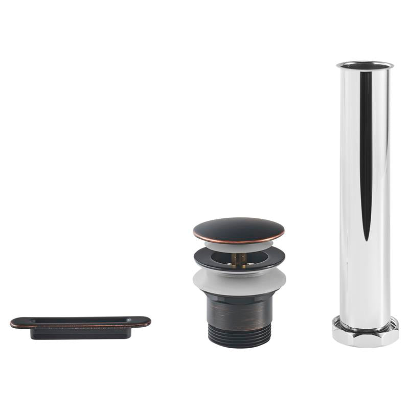 Townsend Tub Overflow Cover & Drain Kit in Legacy Bronze