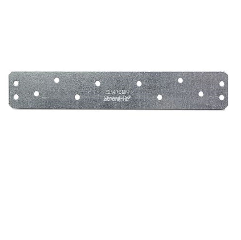 Tie Strap 1-3/8"x8" Long Galvanized Steel 12ga