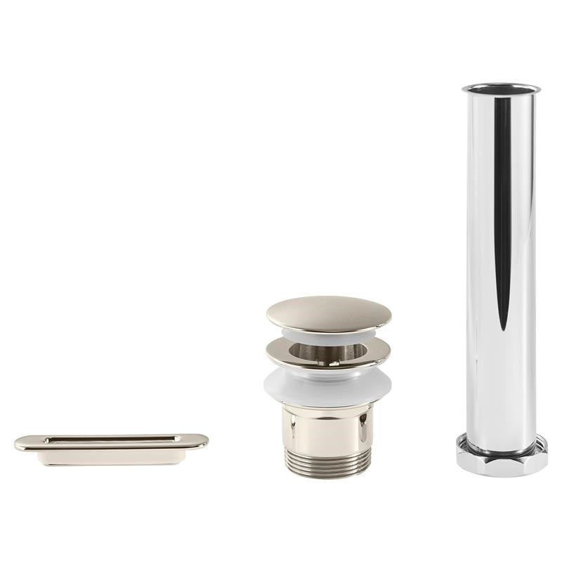 Townsend Tub Overflow Cover & Drain Kit in Polished Nickel