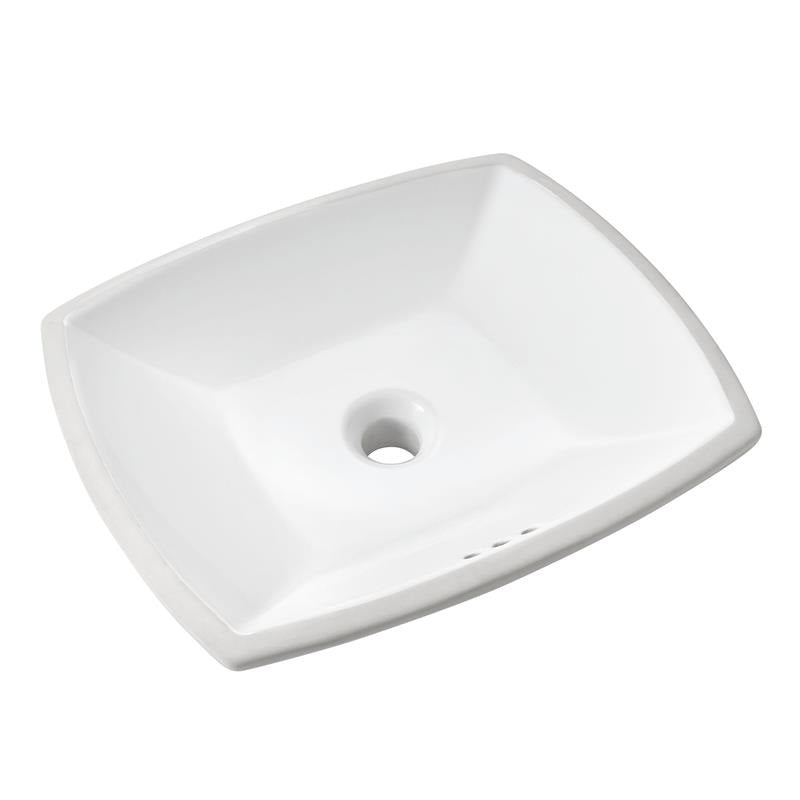 Edgemere 18-1/2x16-1/8" Under Counter Sink in White