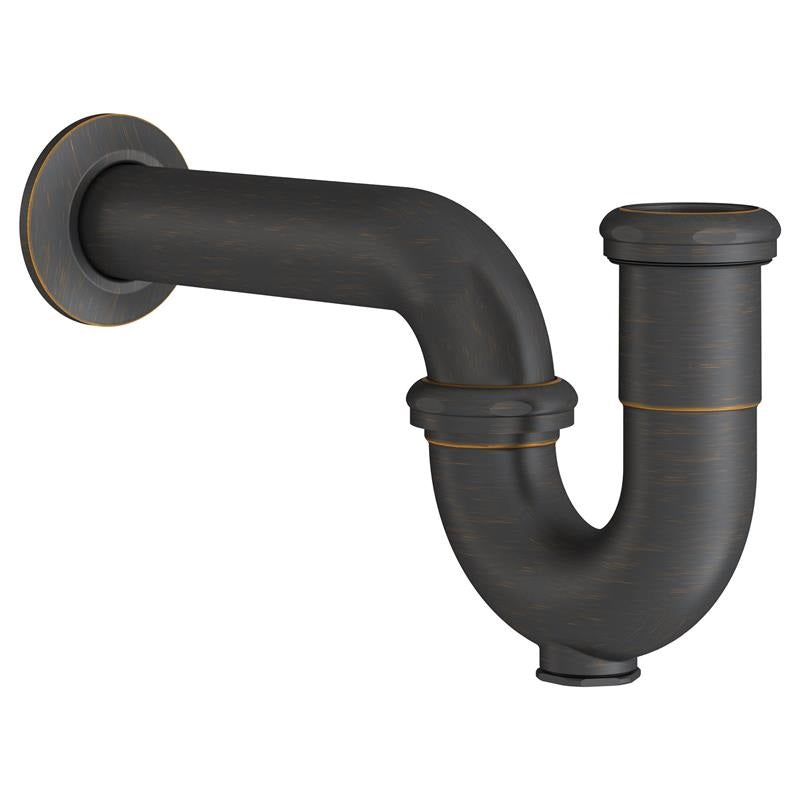 Universal Decorative P-Trap in Legacy Bronze