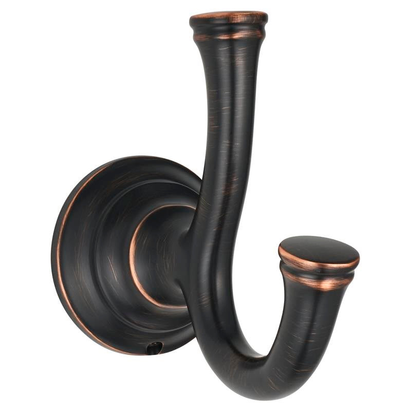 Delancy Double Robe Hook in Legacy Bronze