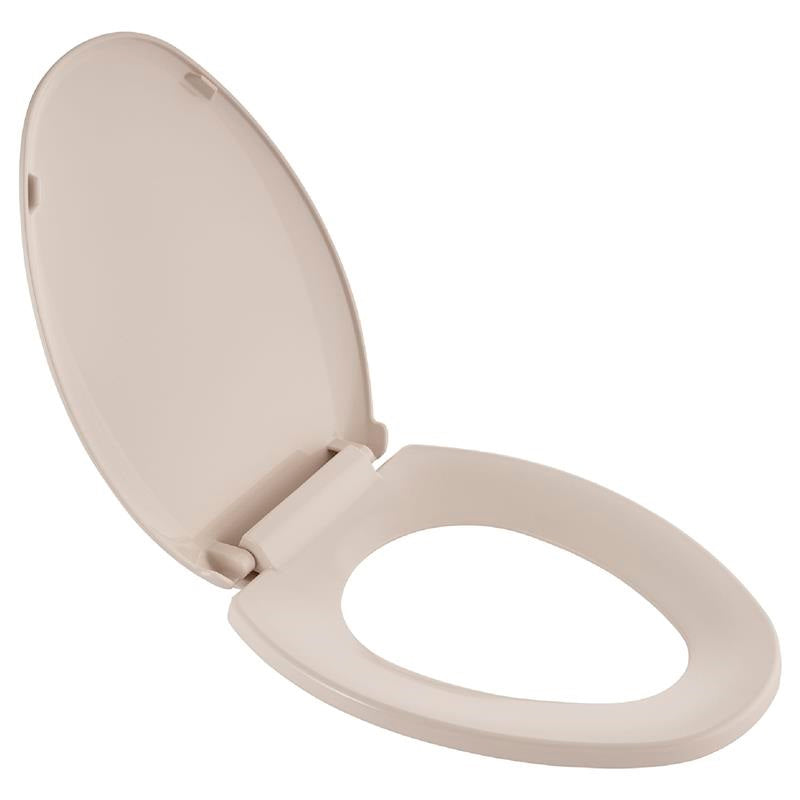 Cardiff Slow-Close Elongated Toilet Seat in Bone