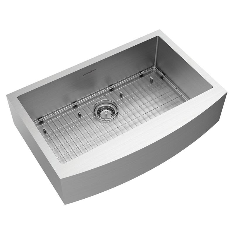 Pekoe 33x22" Stainless Steel Farmhouse Single Bowl Kitchen Sink