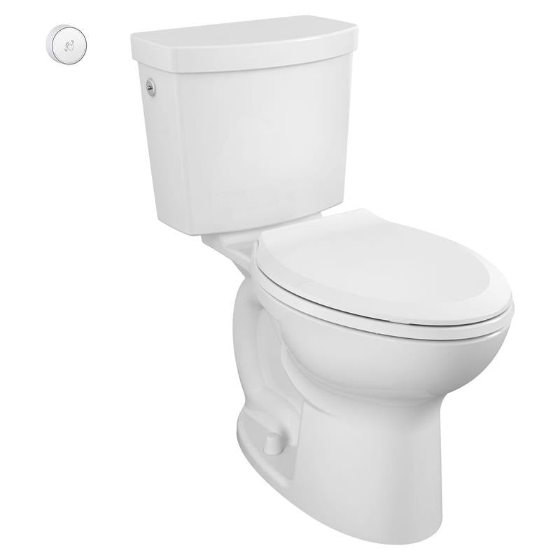 Cadet Touchless Chair Height Elongated Toilet Less Seat in White