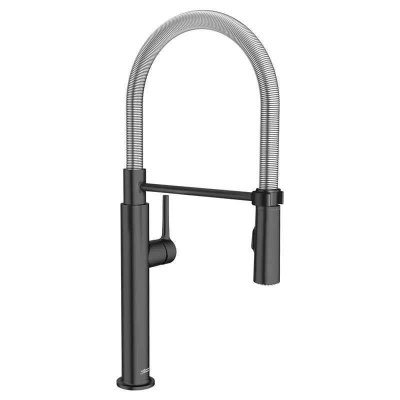 Studio S Semi-Pro Pull-Down Kitchen Faucet in Matte Black, 1.5 gpm