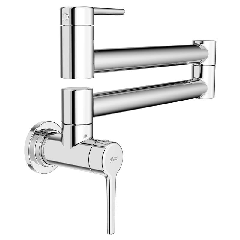 Studio S Wall-Mount Pot Filler Kitchen Faucet in Polished Chrome