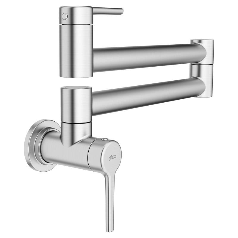 Studio S Wall-Mount Pot Filler Kitchen Faucet in Stainless Steel