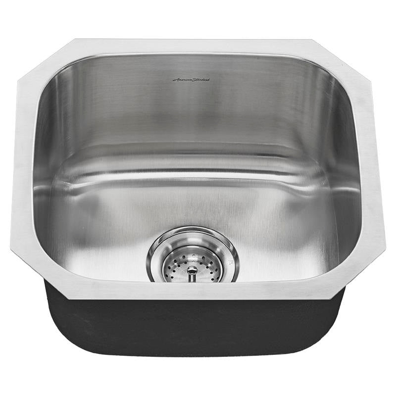 Portsmouth 18x16" Stainless Steel Undermount 1-Bowl Kitchen Sink