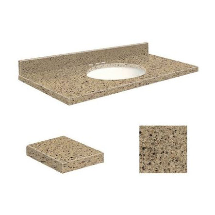 VANITY TOP 49X22 8CC QUARTZ Q4922-3F-A-W-8 WINDSOR CSTL