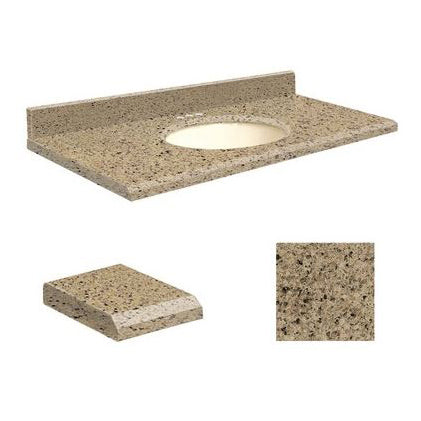 VANITY TOP 49X22 4CC QUARTZ Q4922-3F-E-B-4 WINDSOR CSTL