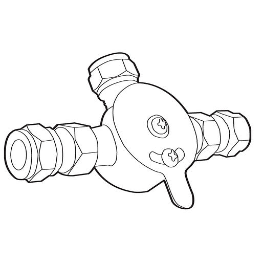 Commercial 1/2" Crimp Ring PEX Connection