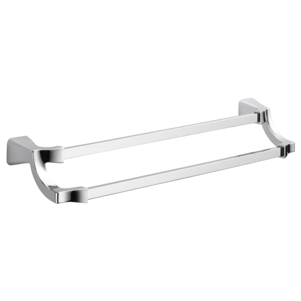 Tesla 24" Double Towel Bar in Polished Chrome