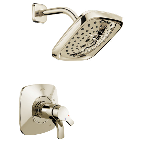 Tesla Shower Trim W/Multi-Function Showerhead In Polished Nickel