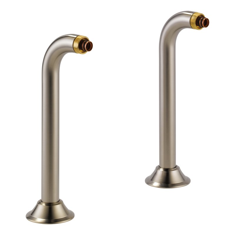 Brizo Deck Mount Tub Filler Risers in Brushed Nickel