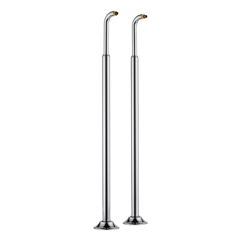Brizo Floor Mount Tub Filler Risers in Chrome
