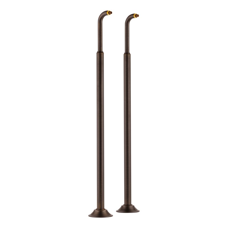 Brizo Floor Mount Tub Filler Risers in Venetian Bronze