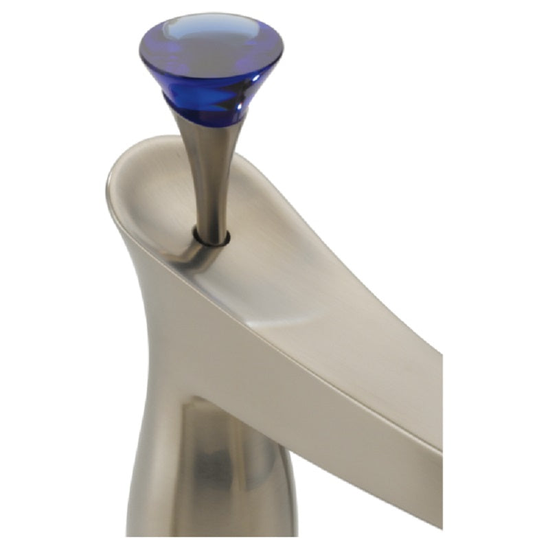 FINIAL RP48904BN BLUE GLASS F/ROMAN TUB