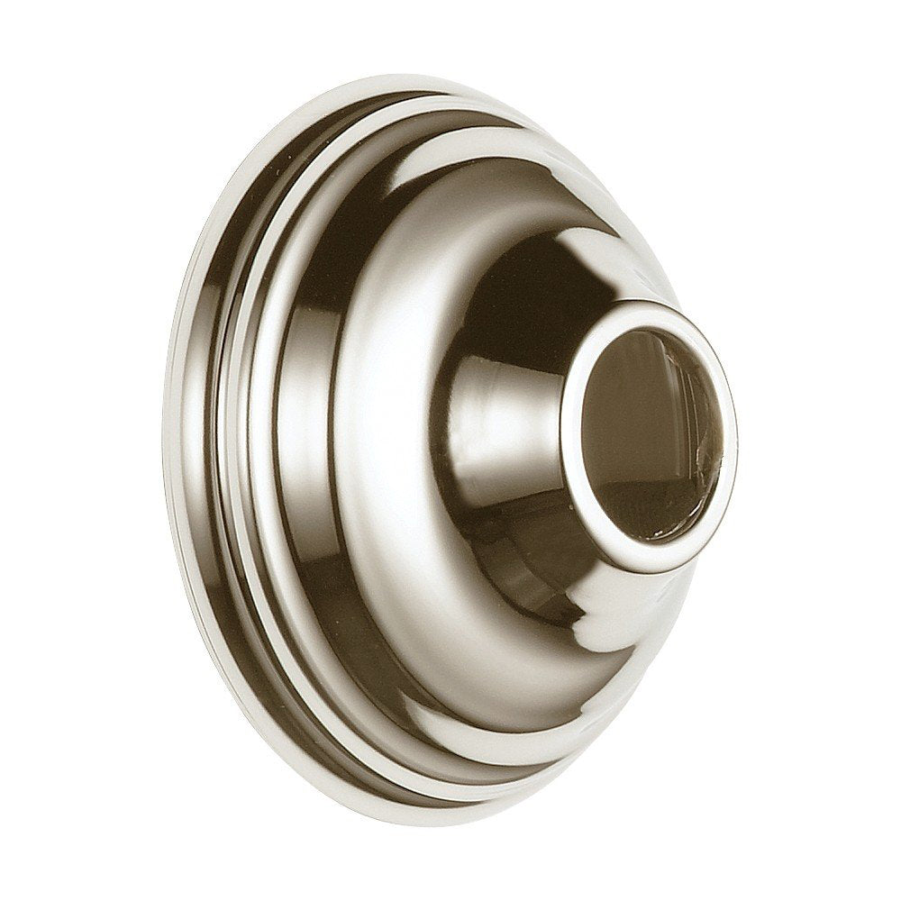 Victorian Shower Flange in Polished Nickel