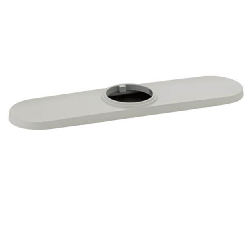 Brizo Optional 10" Three Hole Escutcheon in Matte White