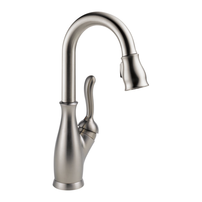 Leland Single Hole Pull Down Bar/Prep Fct in SpotShield Stainless