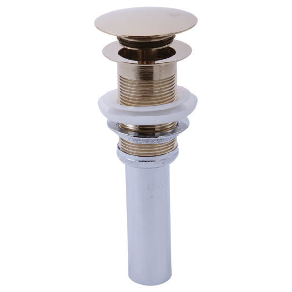 Brizo Push Button Pop-Up Drain, No Overflow in Pol. Nickel