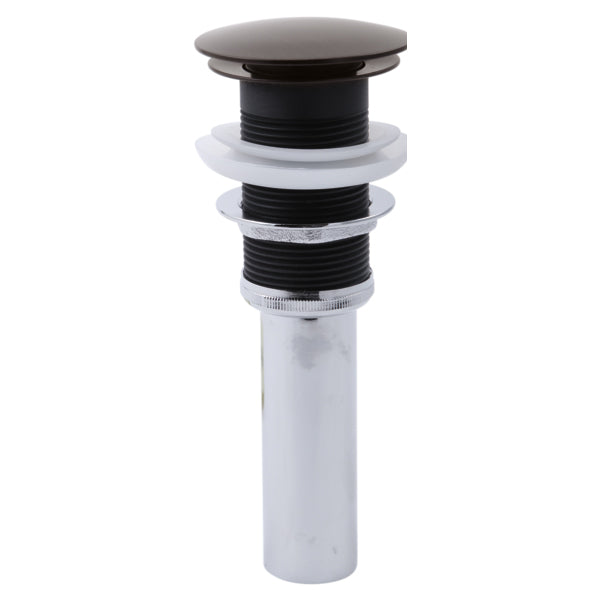 Brizo Push Button Pop-Up Drain, No Overflow in Ven. Bronze
