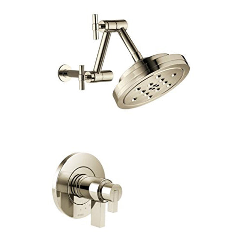 Litze Shower Trim W/Multi-Function Showerhead In Luxe Nickel