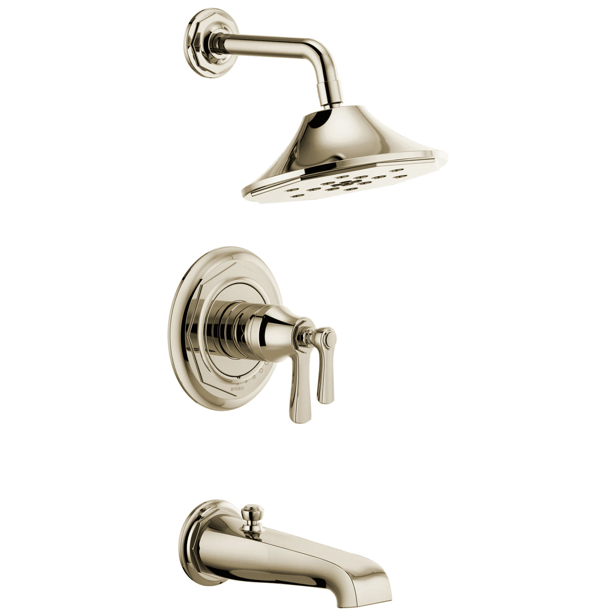 Brizo Rook Tub/Shower Trim In Polished Nickel