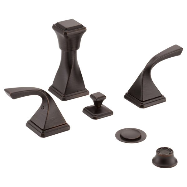 Virage 4 Hole Bidet Faucet in Venetian Bronze