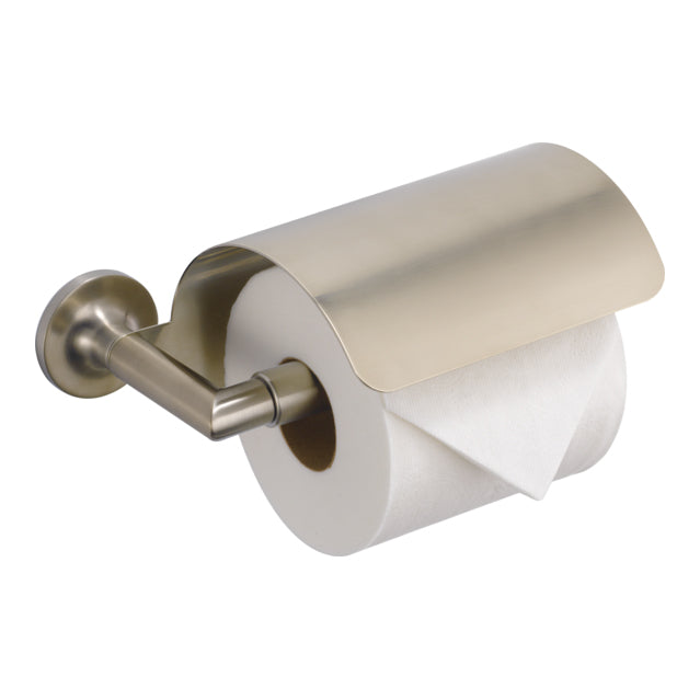 Odin Covered Toilet Paper Holder in Brushed Nickel