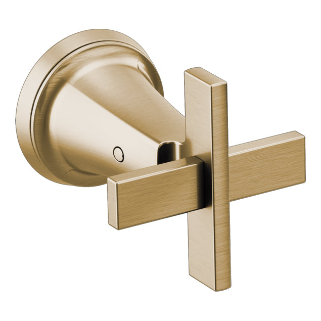 Levoir Wall Mount Cross Handle Kit in Luxe Gold