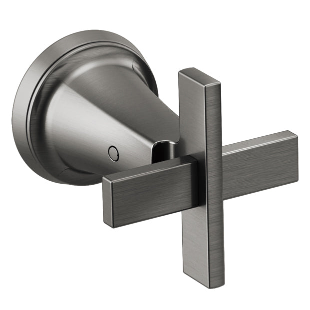 Levoir Wall Mount Cross Handle Kit in Luxe Steel